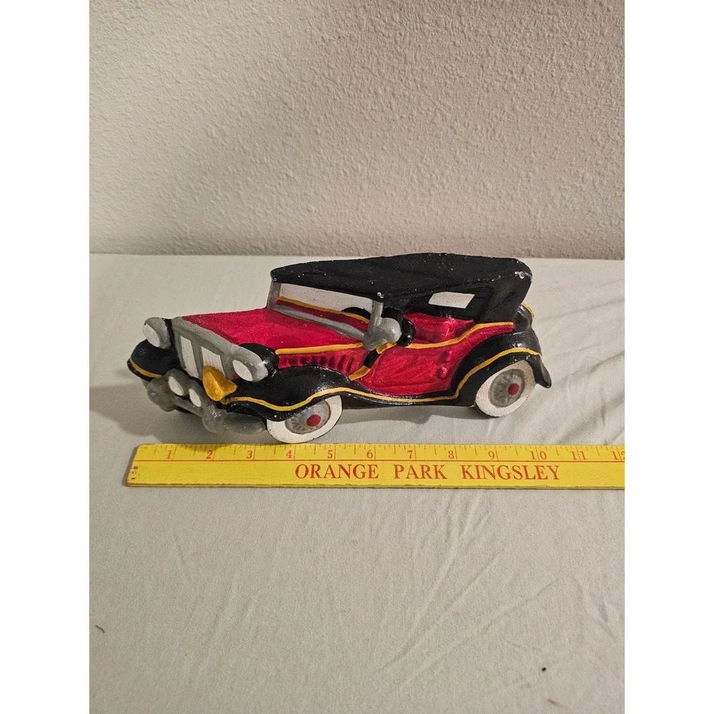 Big Arrow Cast Iron Red Vintage Car Doorstop Wall Decor